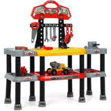 NNECW 121 PCS Toy Tool Play Set with Spacious Double-Tier Design for Toddlers