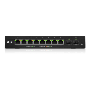 NNEIDS 10XP Gigabit Switch | with 8x 1Gbps Ethernert, 24V PoE and 2x 1Gbps SFP