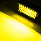 NNEDSZ 2x 5inch Light Bar Offroad Boat Work Driving Fog Lamp Truck Yellow
