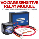 NNEDSZ Dual Battery Isolator 12V 140 Amp VSR Voltage Sensitive Relay 4WD Camper Camping