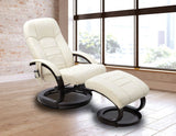 NNEDSZ Leather Massage Chair Recliner Ottoman Lounge Remote