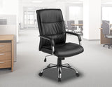 NNEDSZ Leather Office Chair Executive Padded Black