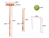 NNEDSZ Croquet Set - Up to 6 Players