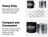 NNEDSZ Metric Fractional Olympic Weight Plates 0.25 - 1.0kg