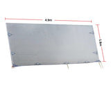 NNEDSZ Caravan Privacy Screen Side Sunscreen Sun Shade for 17' Roll Out Awning