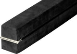 NNEDSZ Gymnastics Folding Balance Beam Black Synthetic Suede