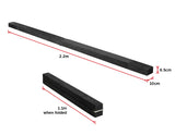 NNEDSZ Gymnastics Folding Balance Beam Black Synthetic Suede