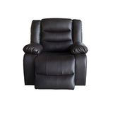 NNEDSZ Seater Recliner Sofa In Faux Leather Lounge Couch in Black