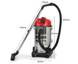 NNEDPE Pronti 1200W Stainless Steel Wet Dry Vacuum Cleaner - 30L