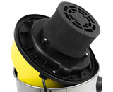 NNEDPE Pronti 30L 1200W Stainless Steel Wet Dry Vacuum Cleaner - Yellow