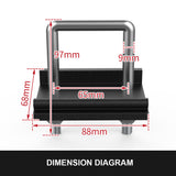 NNEDSZ Anti-Rattle Stabilizer Hitch Tightener Bracket Tongue Tow Bar Trailer Caravan