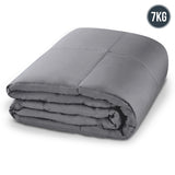 NNEDPE Laura Hill Weighted Blanket Heavy Quilt Doona 7Kg - Grey