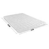 NNEDPE Laura Hill Weighted Blanket Heavy Quilt Doona Queen 9Kg -White