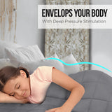 NNEDPE Laura Hill Weighted Blanket Heavy Kids Quilt Doona - 2.3Kg