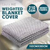 NNEDPE Weighted Blanket Quilt Doona Cover 152 x 203cm Grey