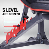 NNEDPE Powertrain Adjustable Weight Bench Home Gym Bench Press - 301
