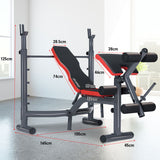 NNEDPE Powertrain Adjustable Weight Bench Home Gym Bench Press - 302