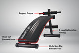NNEDPE Powertrain Ab Sit-Up Gym Bench Incline Decline Adjustable