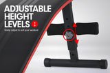 NNEDPE Powertrain Ab Sit-Up Gym Bench Incline Decline Adjustable