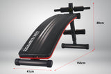 NNEDPE Powertrain Ab Sit-Up Gym Bench Incline Decline Adjustable