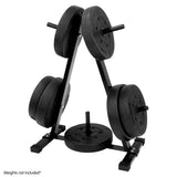 NNEDPE Powertrain Weight Plates Storage Home Gym Rack