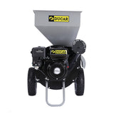 NNEDPE Ducar 8HP Wood Chipper Shredder Mulcher Petrol Silver Black