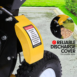 NNEDPE Ducar 8HP Wood Chipper Shredder Mulcher Grinder Petrol Yellow Black