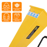 NNEDPE Ducar 7HP Wood Chipper Shredder Mulcher Grinder Petrol Yellow
