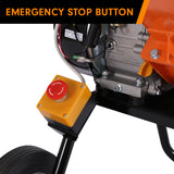 NNEDPE Ducar 7HP Wood Chipper Shredder Mulcher Grinder Petrol Orange