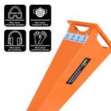NNEDPE Ducar 7HP Wood Chipper Shredder Mulcher Grinder Petrol Orange