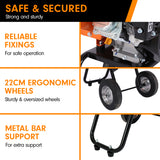 NNEDPE Ducar 7HP Wood Chipper Shredder Mulcher Grinder Petrol Orange