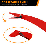 NNEDPE Ducar 7HP Wood Chipper Shredder Mulcher Grinder Petrol Red