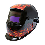 NNEDPE Centurion Solar Auto Darkening Welding Helmet - Fire Flame