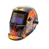 NNEDPE Centurion Solar Auto Darkening Welding Helmet - Skull Flame