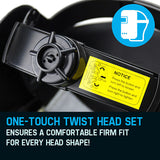 NNEMB Solar Auto Darkening Welding Helmet ARC/TIG/MIG Welder Machine Mask