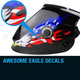 NNEMB Solar Auto Darkening Welding Helmet ARC/TIG/MIG Welder Machine Mask