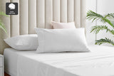 NNEKG 300TC Classic Percale Sheet Set (White Queen)
