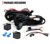 NNEDSZ LED Light Wiring Loom Harness Relay Kit Driving Lamp Plug Quick Fit High Beam
