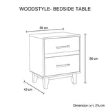 NNEDSZ Pieces Bedroom Suite King Size in Solid Wood Antique Design Light Brown Bed, Bedside Table , Tallboy & Dresser
