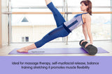 NNEDPE Yoga Roller Foam Massage Powertrain EVA 90x15cm - Black