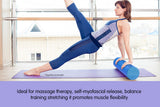 NNEDPE Powertrain EVA Yoga Foam Massage Roller 90x15cm - Blue
