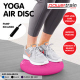 NNEDPE Powertrain Yoga Stability Disc Home Gym Pilates Balance Trainer - Pink