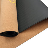 NNEDPE Powertrain Cork Yoga Mat with Carry Straps Home Gym Pilates - Chakras
