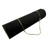 NNEDPE Powertrain Eco-Friendly TPE Pilates Exercise Yoga Mat 8mm - Black Green