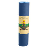 NNEDPE Powertrain Eco-Friendly TPE Pilates Exercise Yoga Mat 8mm - Dark Blue