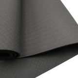 NNEDPE Powertrain Eco-Friendly TPE Yoga Pilates Exercise Mat 6mm - Black