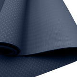 NNEDPE Powertrain Eco-Friendly TPE Yoga Pilates Exercise Mat 6mm - Dark Blue