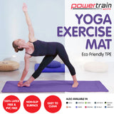 NNEDPE Powertrain Eco-Friendly TPE Yoga Pilates Exercise Mat 6mm - Lilac