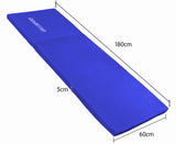 NNEDPE Powertrain Yoga Exercise Tri-fold Mat 180x60x5cm - Blue
