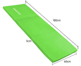 NNEDPE Powertrain Yoga Exercise Tri-fold Mat 180x60x5cm - Green